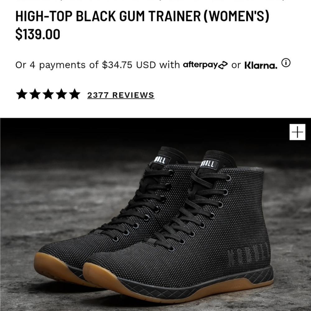 EUC Nobull High Top Size 8